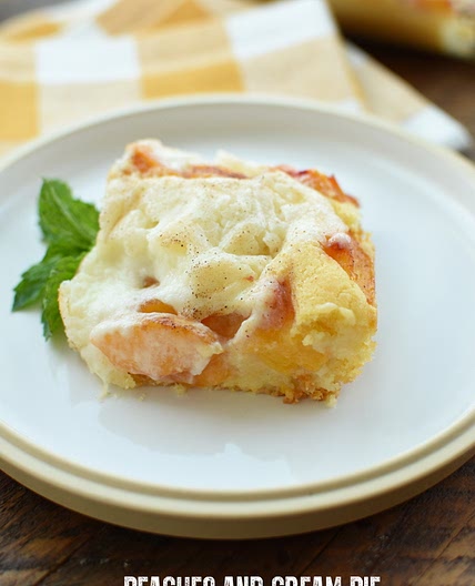 Peaches and Cream Pie