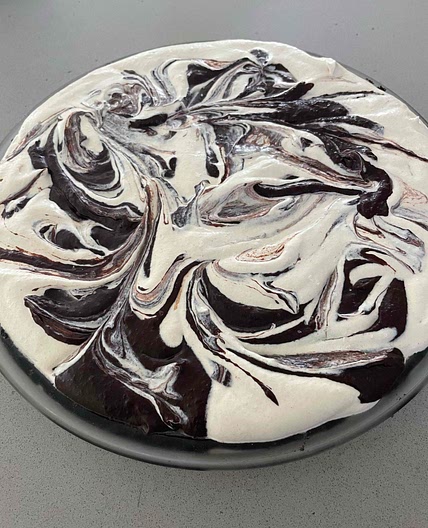 Tahini Fudge Pie