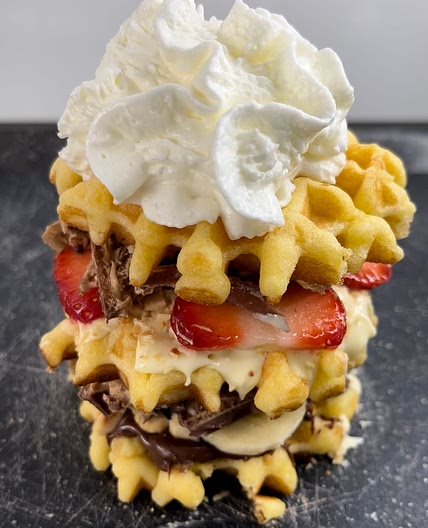Bueno waffle sandwich