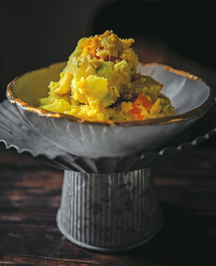 KOREAN POTATO SALAD WITH SCALLION AIOLI