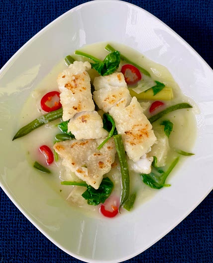 Tongan Fish and Bean soup