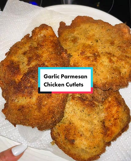 Garlic Parmesan Chicken Cutlets