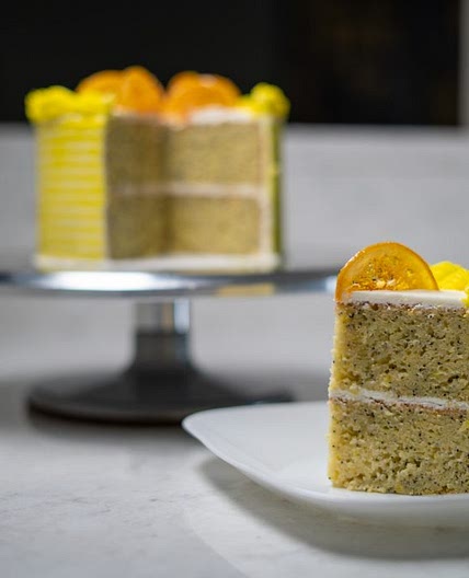 Gluten Free Lemon Poppyseed Cake