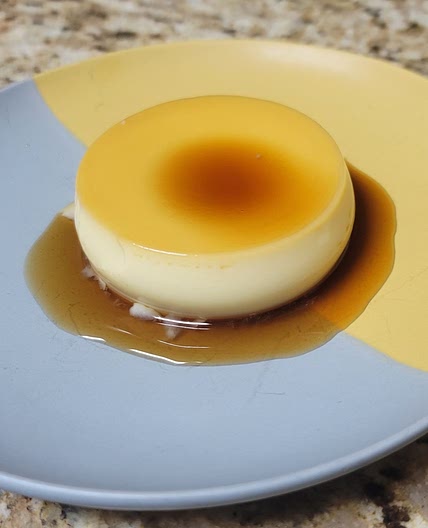 Keto coffee caramel coconut flan