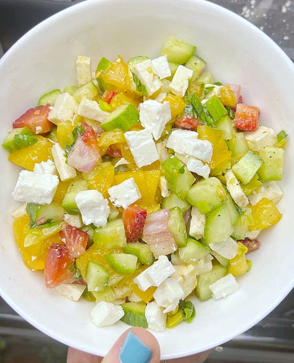 Strawberry Cucumber Salsa Fresca