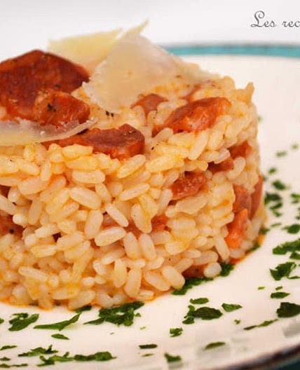 Risotto au chorizo