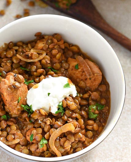 One Pot Chicken And Lentil Stew