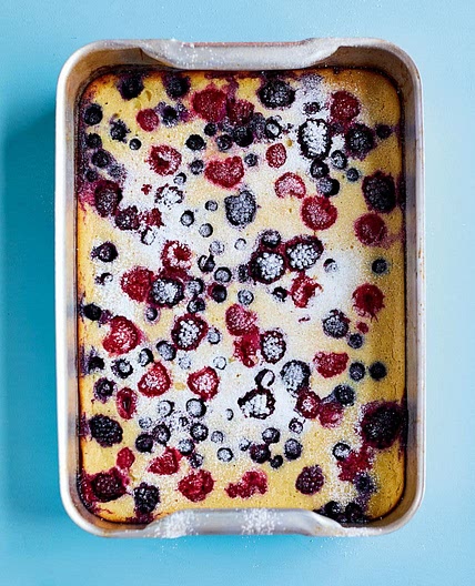 BREAKFAST PANCAKE WITH BERRIES & LEMON BUTTER