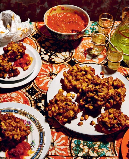 SPICED CORN FRITTERS