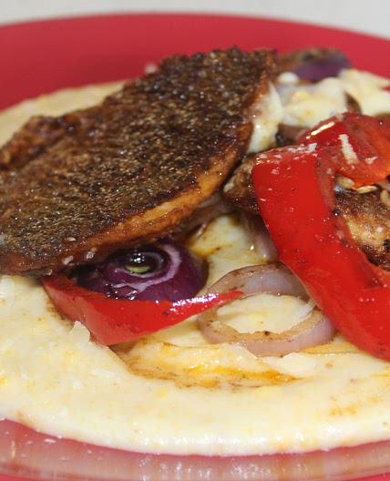 Country-Style Fish & Grits Tasted tweaked & photo by Mercy Bello(R D)
