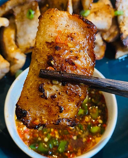 Seared Pork Jowl With Chili Sauce