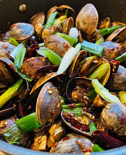 Szechuan Spicy Clam Stir Fry | 辣炒蛤蜊