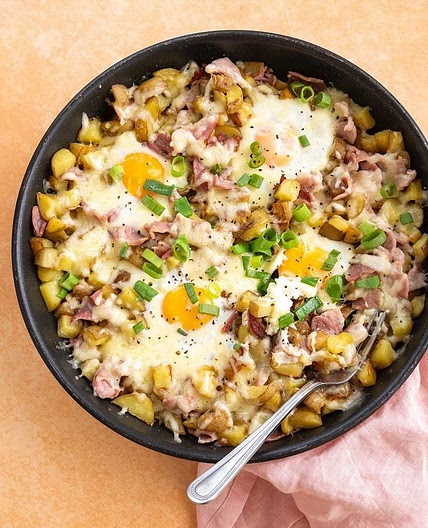 ONE PAN BACON & EGG HASH 🍳