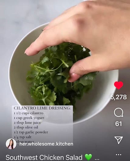 Cilantro Lime Dressing