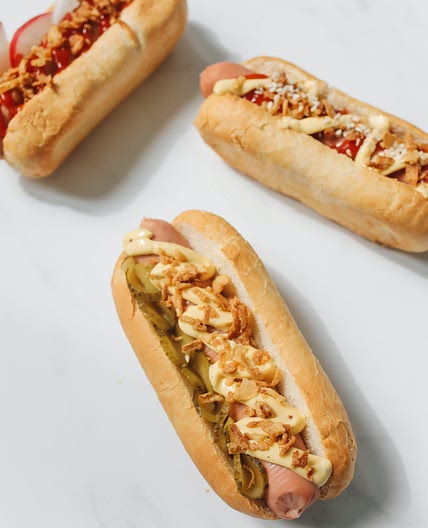 Homemade Chicago Hot Dog
