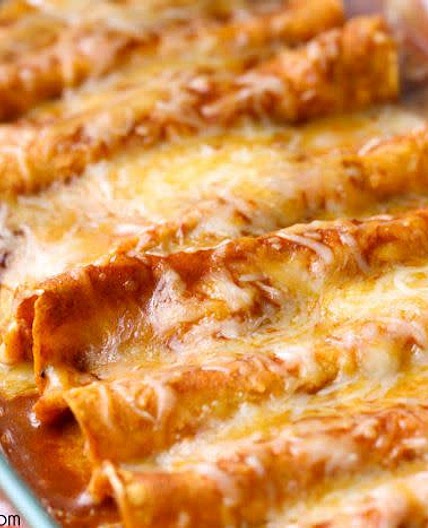 Authentic Enchiladas Rojas
