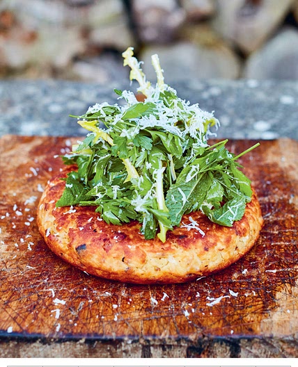 RAFANATA BAKED POTATO CAKE OF HORSERADISH, PANCETTA & PECORINO
