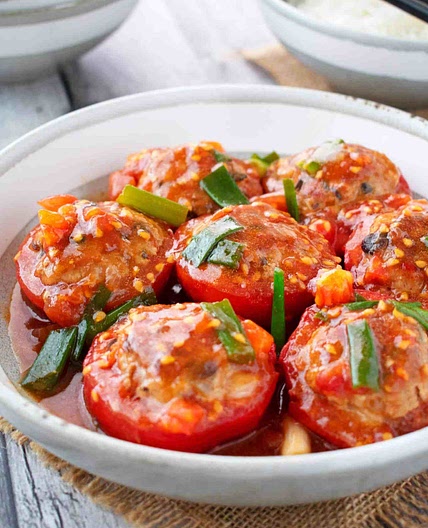 Vietnamese Stuffed Tomatoes
