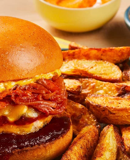 BBQ Cheddar Burgers