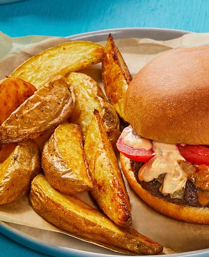 Grilled Onion Cheeseburgers