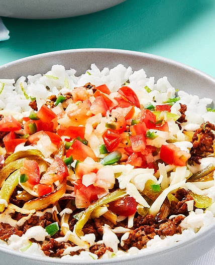 Turkey Fajita Bowls
