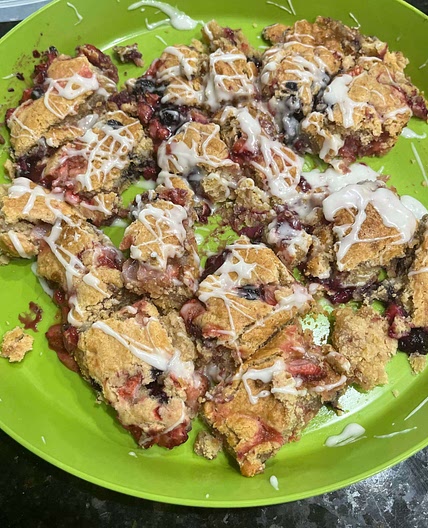 Strawberry Cobbler Squares