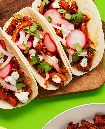 One-pan pork & pineapple tacos