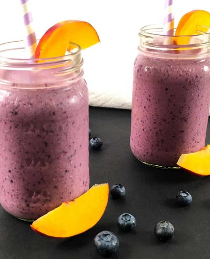 Blueberry Peach Smoothie