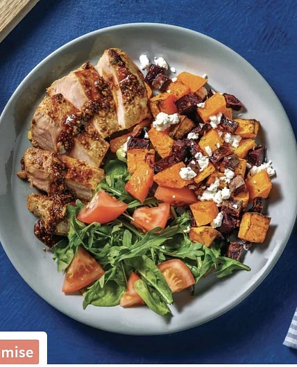 Honey Mustard Pork Steak