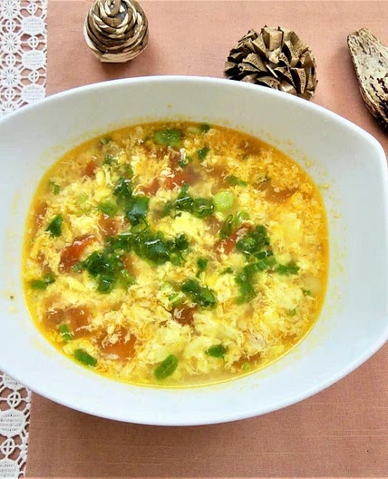 Tomato and Egg Drop Soup | 西红柿鸡蛋汤