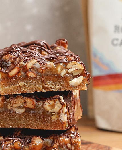 Chocolate Cashew Bars. Meet my new addiction. These cashew bars were taste tested by almost a dozen people, all absolutely fell in love with them! The star ingredient, Maple Roasted Cashews. They're made in small batches at their solar powered bakery and a