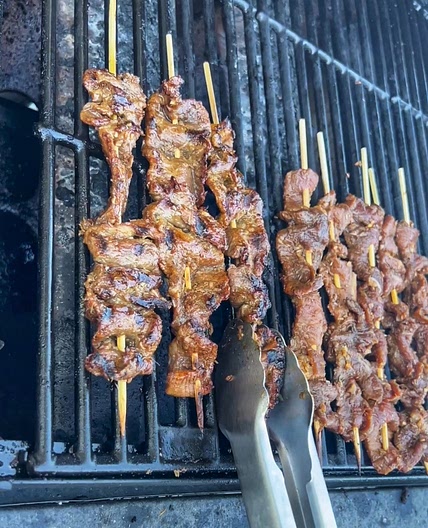 Lemongrass Beef Skewers — Angiela Eats 