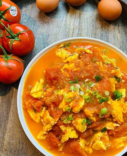 Chinese Tomato and Egg Stir Fry | 番茄炒鸡蛋