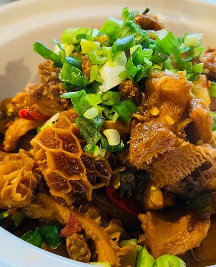 Spicy Beef Tripe Stew  | 红烧牛肚