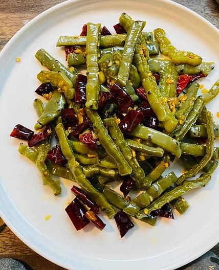 Szechuan Cactus Stir Fry  | 辣炒仙人掌