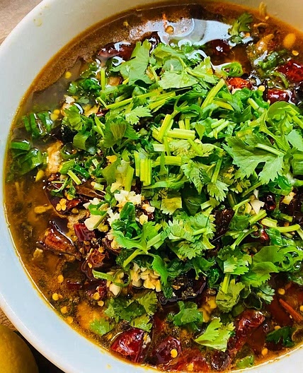 Szechuan Boiled Beef 水煮牛肉