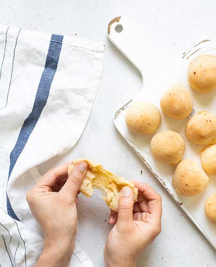 Vegan Brazilian Cheese Bread (Pão de Queijo) gf