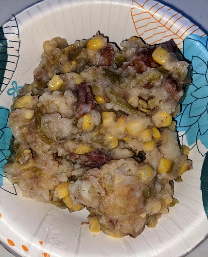 Camping Hash (1 pan, 4 ingredients, quick, super easy, filling)