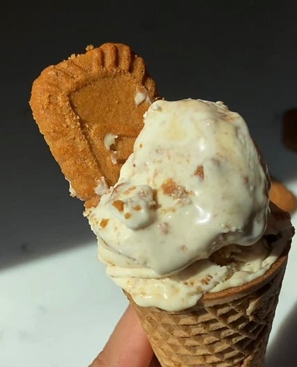 Biscoff Ice Cream (3-ingredients & no machine)