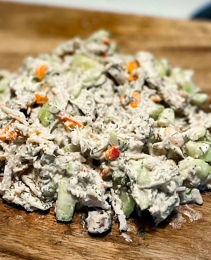 Dill Cucumber Chicken Salad 