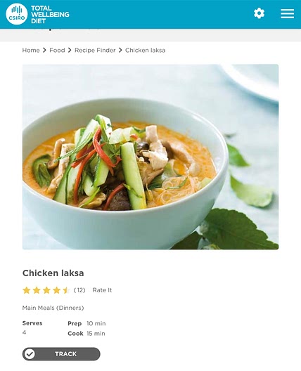 Chicken laksa