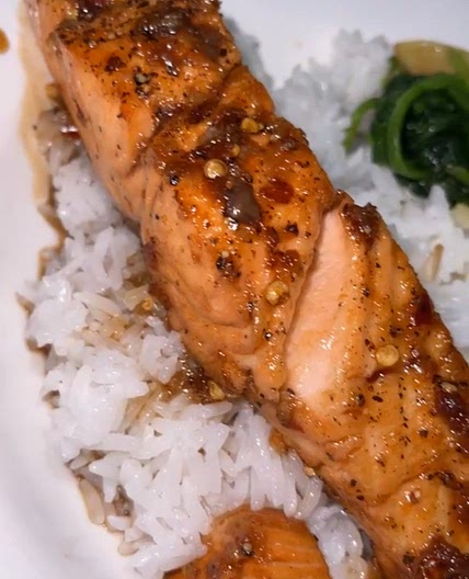 Honey soy salmon 