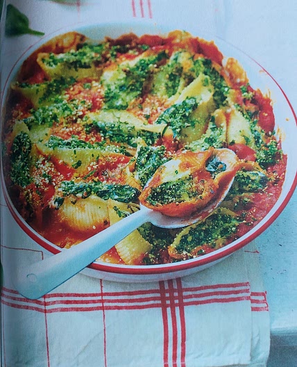 Conchiglionis farcis brousse-épinards