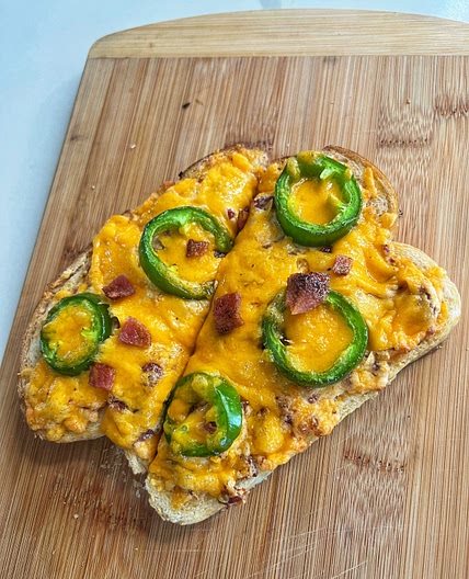 Jalapeño Popper Toast - AngielaEats 