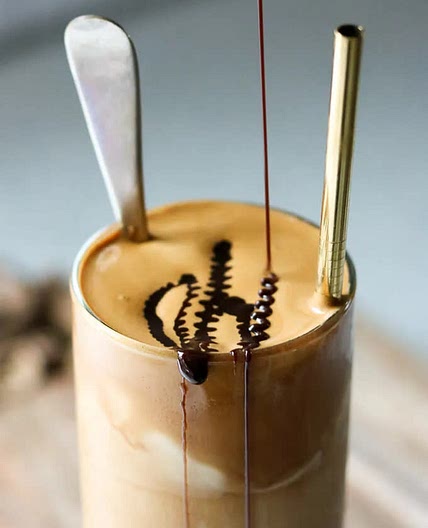 Large Healthy Double Down mocha shake