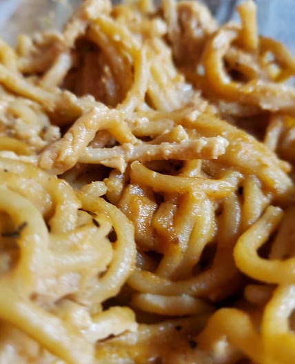 Gluten and Dairy Free Peanut Butter Pasta