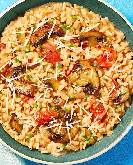 Mushroom and Chive Risotto