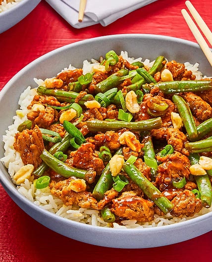 Szechuan Pork & Green Bean Stir-Fry