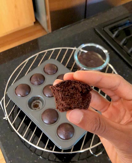 Eggless Chocolate Muffins 