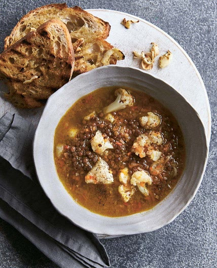 lentil and cauliflower soup